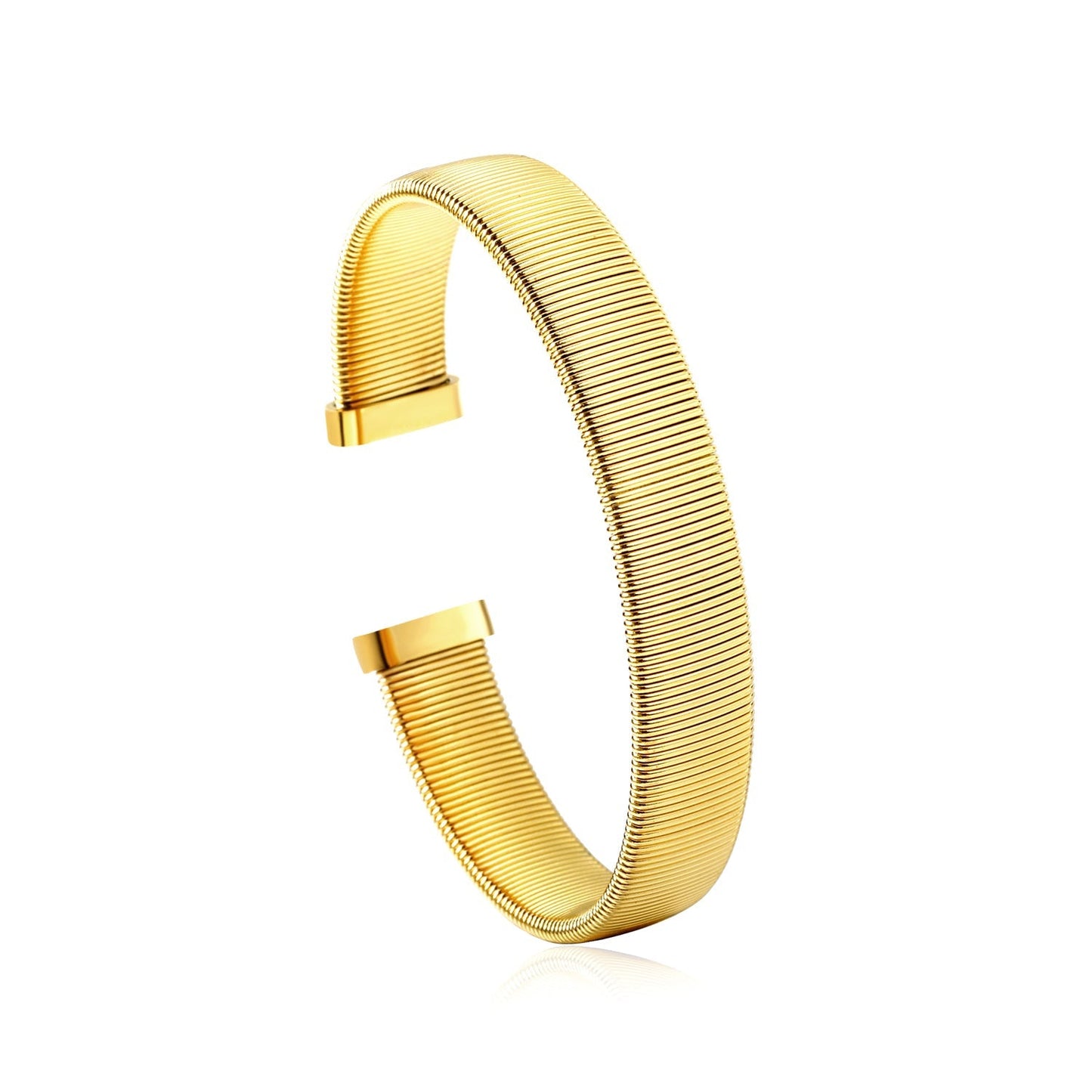 Brazalete Hard Golden con fusión en Oro 18K