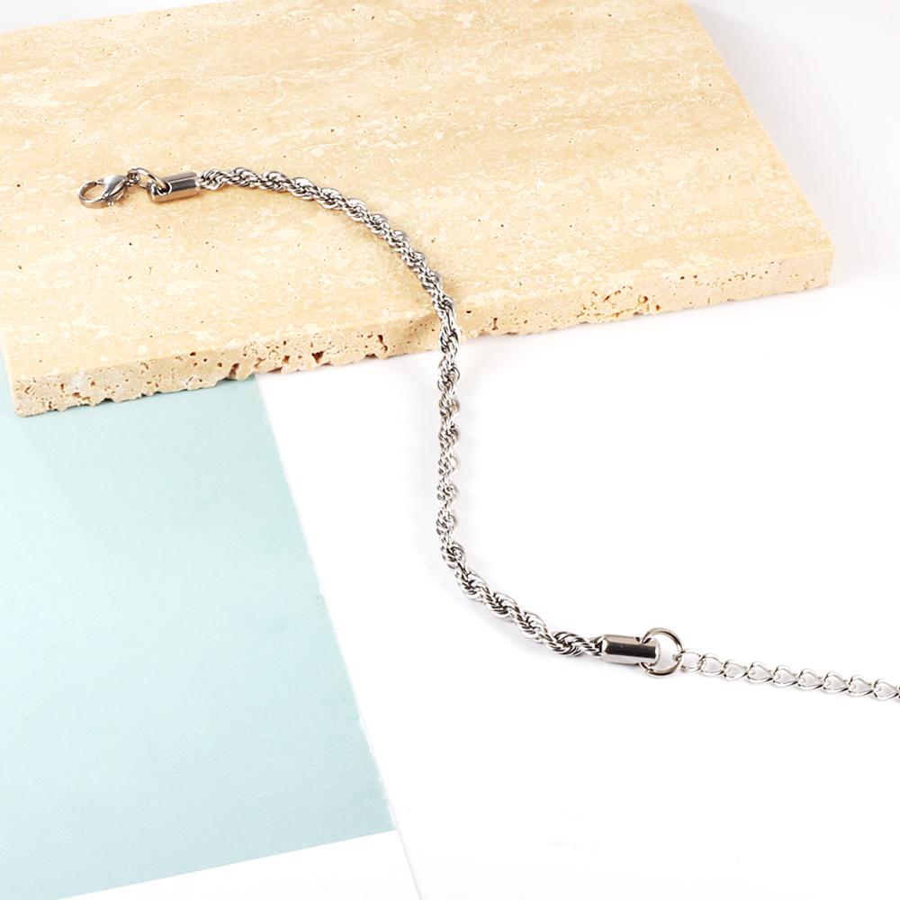 Pulsera Rope Twist con fusión en Oro 18K