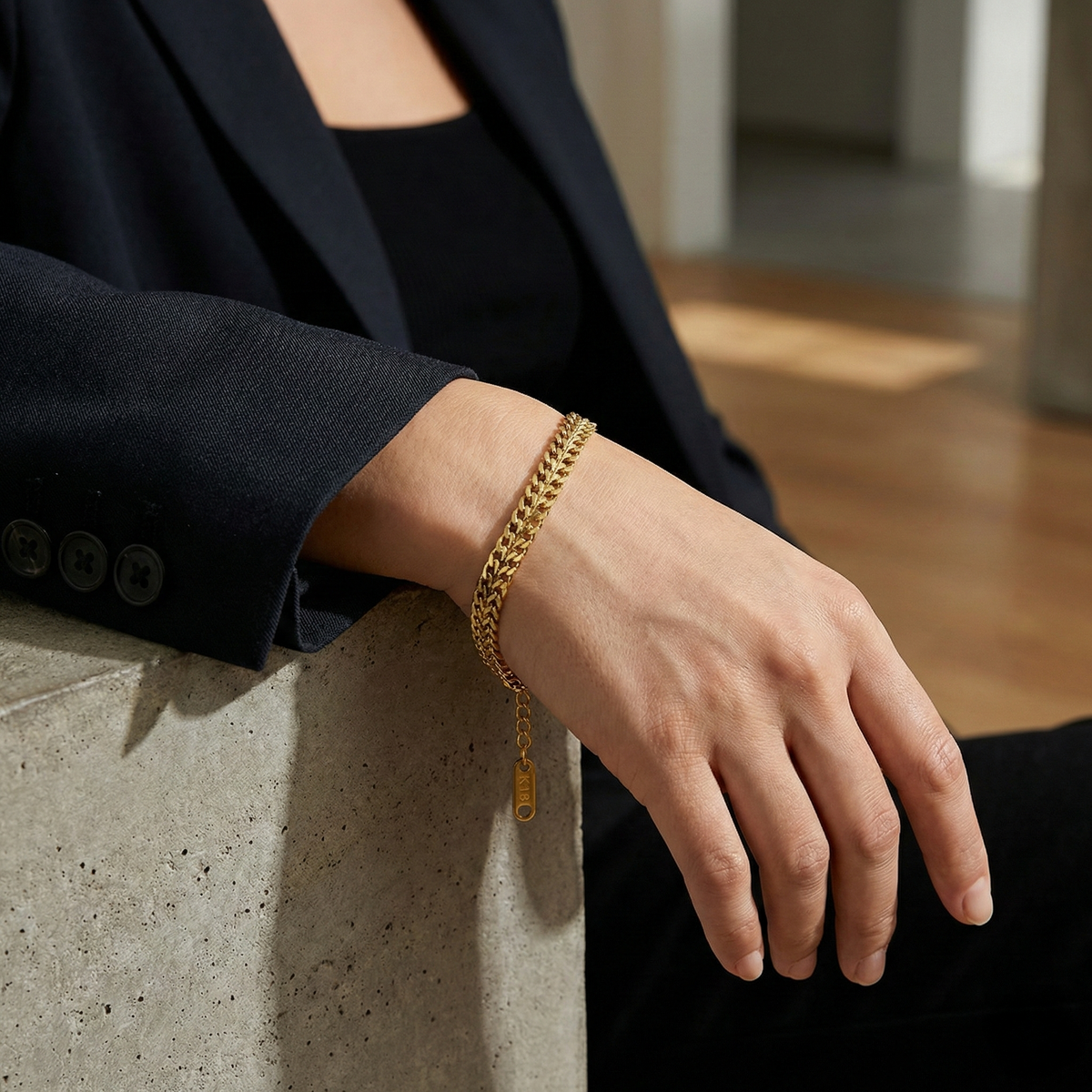 Pulsera Siena Gold con fusión en Oro 18K