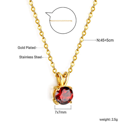 Collar Piedra Eterna con fusión en Oro 18K