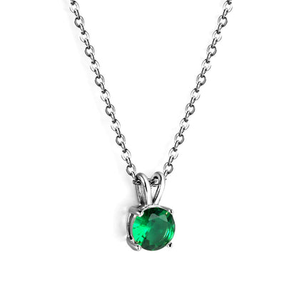 Collar Piedra Eterna con fusión en Oro 18K