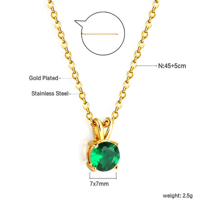 Collar Piedra Eterna con fusión en Oro 18K