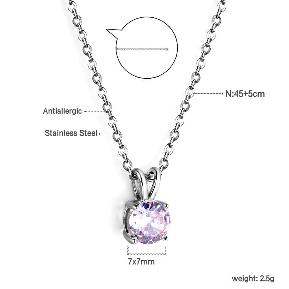 Collar Piedra Eterna con fusión en Oro 18K