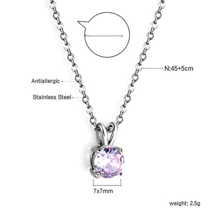 Collar Piedra Eterna con fusión en Oro 18K