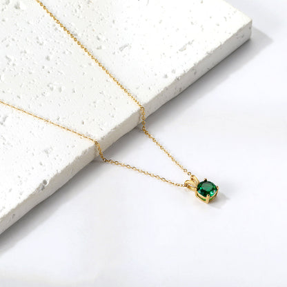 Collar Piedra Eterna con fusión en Oro 18K