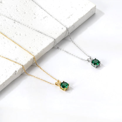 Collar Piedra Eterna con fusión en Oro 18K