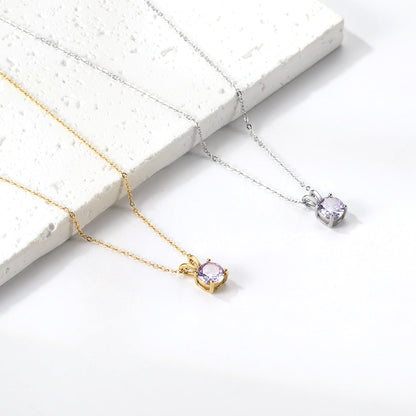 Collar Piedra Eterna con fusión en Oro 18K