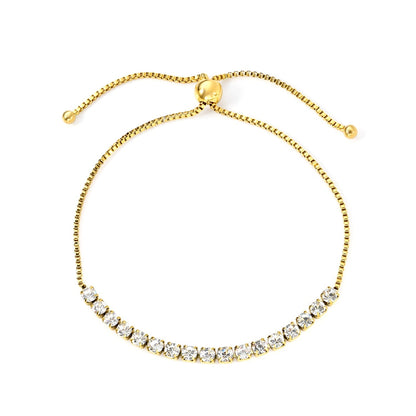 Pulsera Square Diamond con fusión en Oro 18K