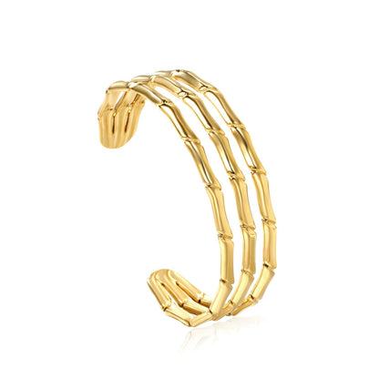 Brazalete Wide Open Gold