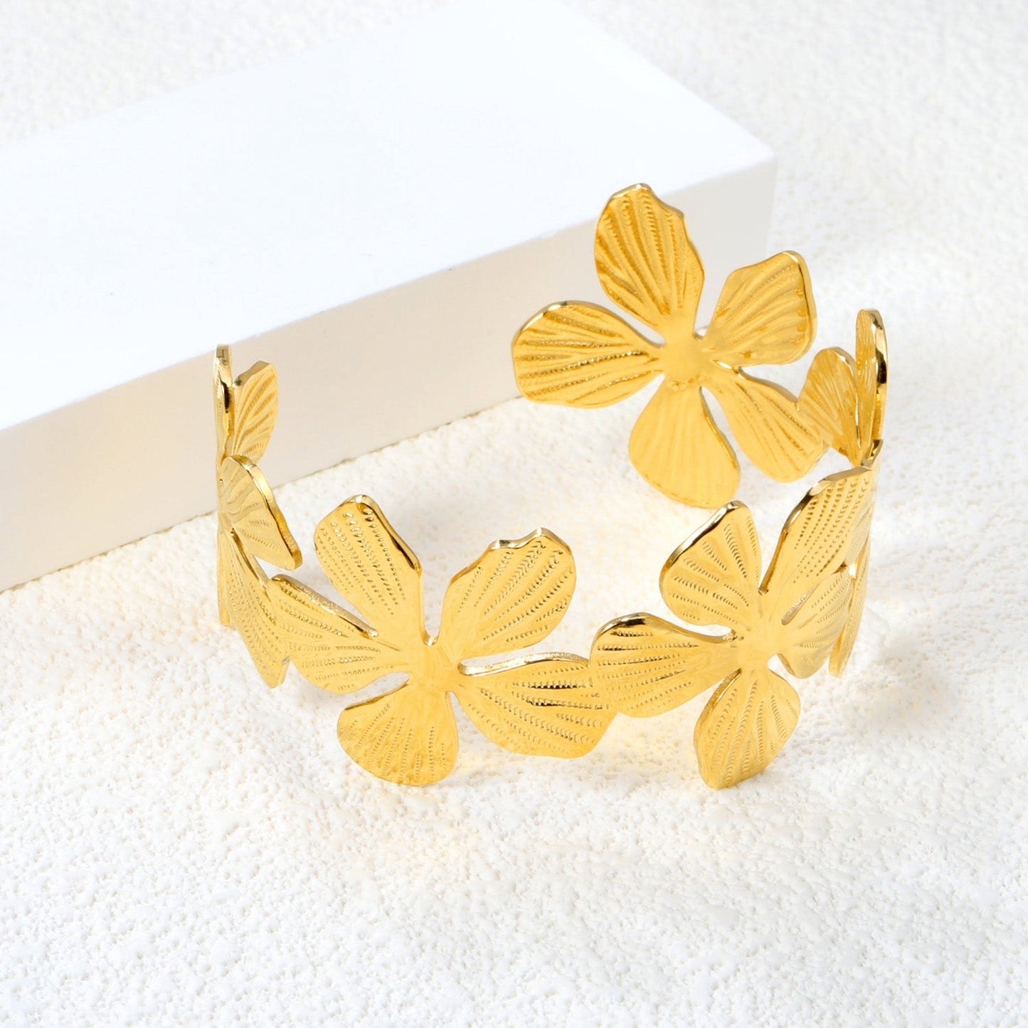 Brazalete Garden con fusión en Oro 18K