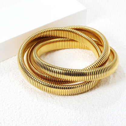 Brazalete Eternal Aura con fusión en Oro 18K