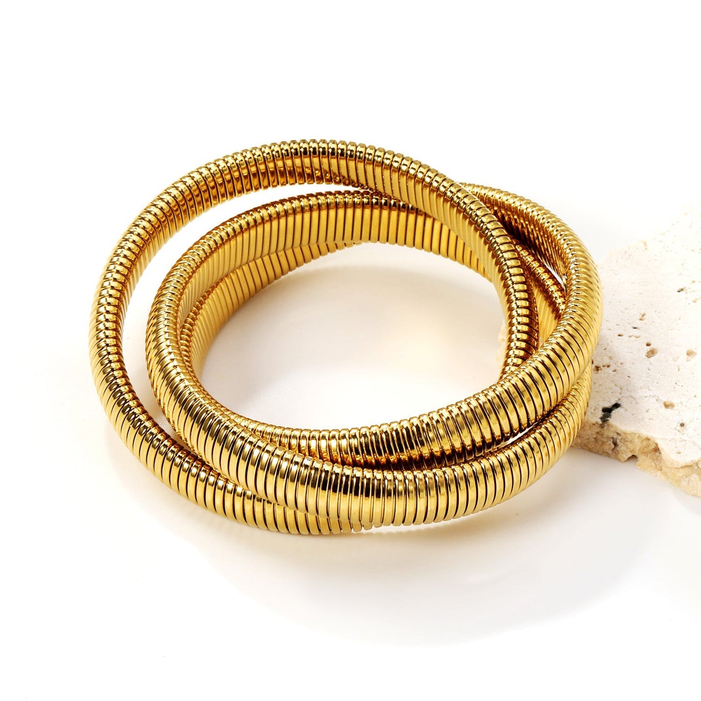 Brazalete Eternal Aura con fusión en Oro 18K
