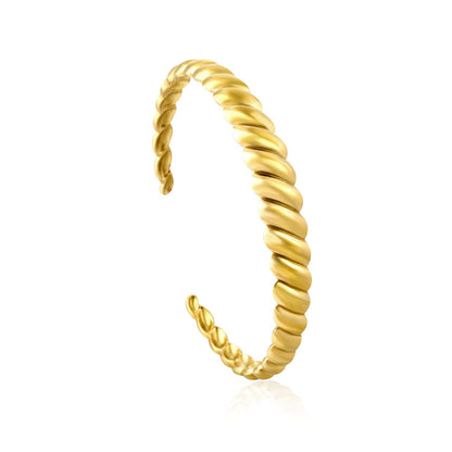 Brazalete Twisted Twist con fusión en Oro 18K