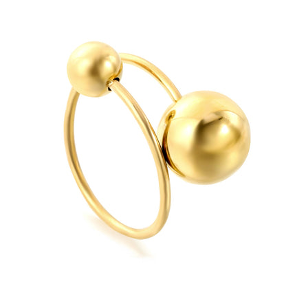 Anillo Orb Open Design con fusión en Oro 18K