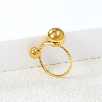 Anillo Orb Open Design con fusión en Oro 18K