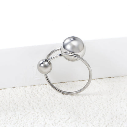 Anillo Orb Open Design con fusión en Oro 18K