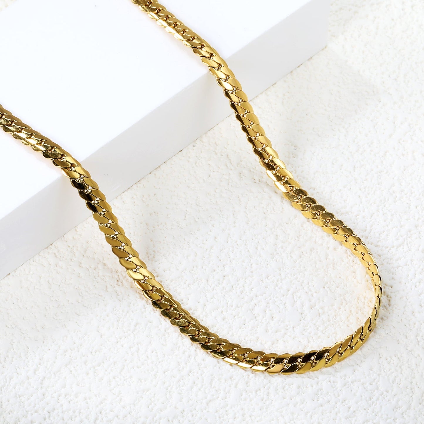 Collar Braided Double Strand con fusión en Oro 18K