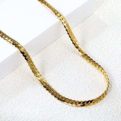 Collar Braided Double Strand con fusión en Oro 18K