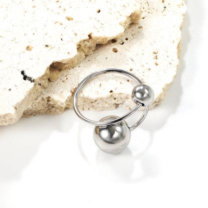 Anillo Orb Open Design con fusión en Oro 18K
