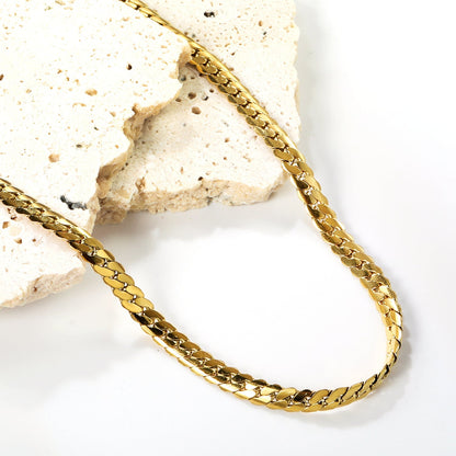 Collar Braided Double Strand con fusión en Oro 18K