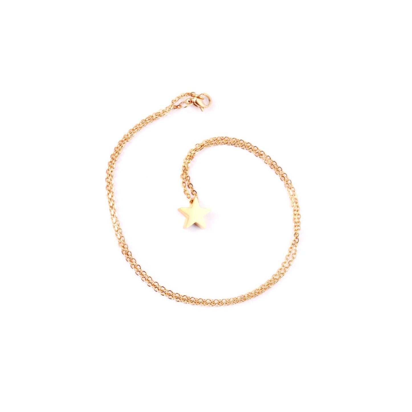 Collar Stella Glossy con fusión en Oro 18K