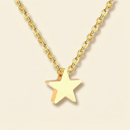 Collar Stella Glossy con fusión en Oro 18K