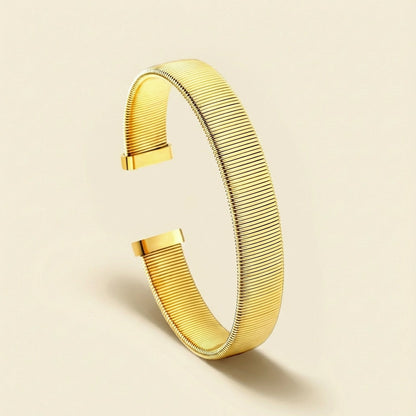Brazalete Hard Golden con fusión en Oro 18K