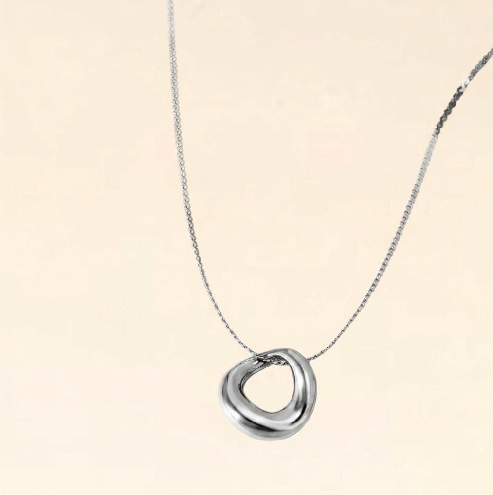 Collar Sol Radiante con fusión en Oro 18K