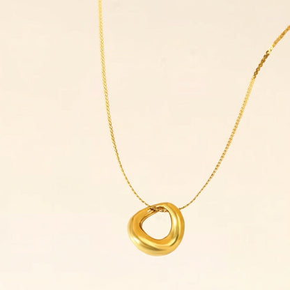 Collar Sol Radiante con fusión en Oro 18K