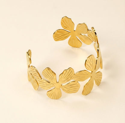 Brazalete Garden con fusión en Oro 18K