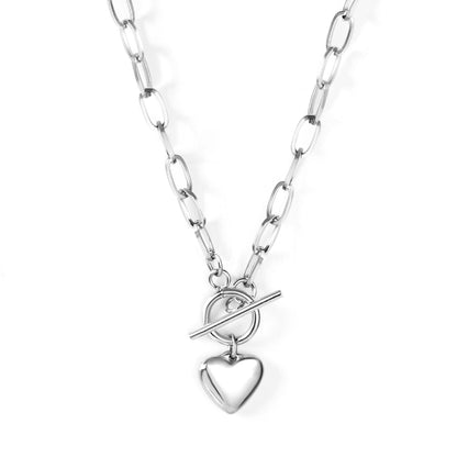 Collar Heart Link Choker