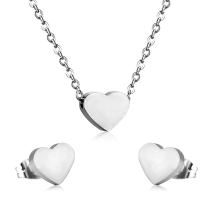 Set Heart Minimal con fusión en Oro 18K