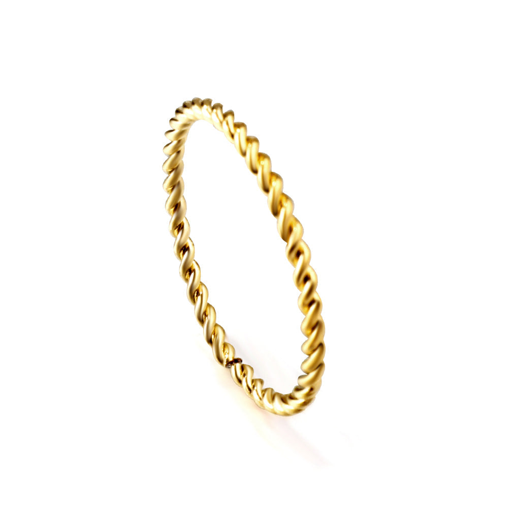 Anillo Spinning Solitaire con fusión en Oro 18K