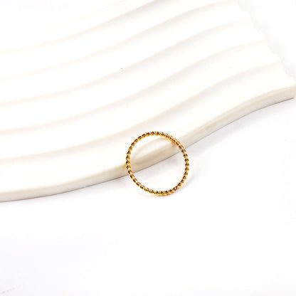 Anillo Spinning Solitaire con fusión en Oro 18K