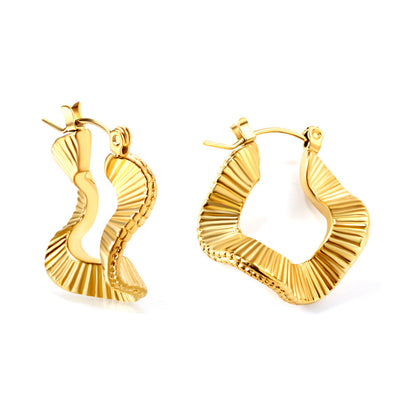 Pendientes Wave Buckle