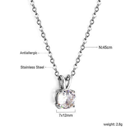 Collar Piedra Eterna con fusión en Oro 18K