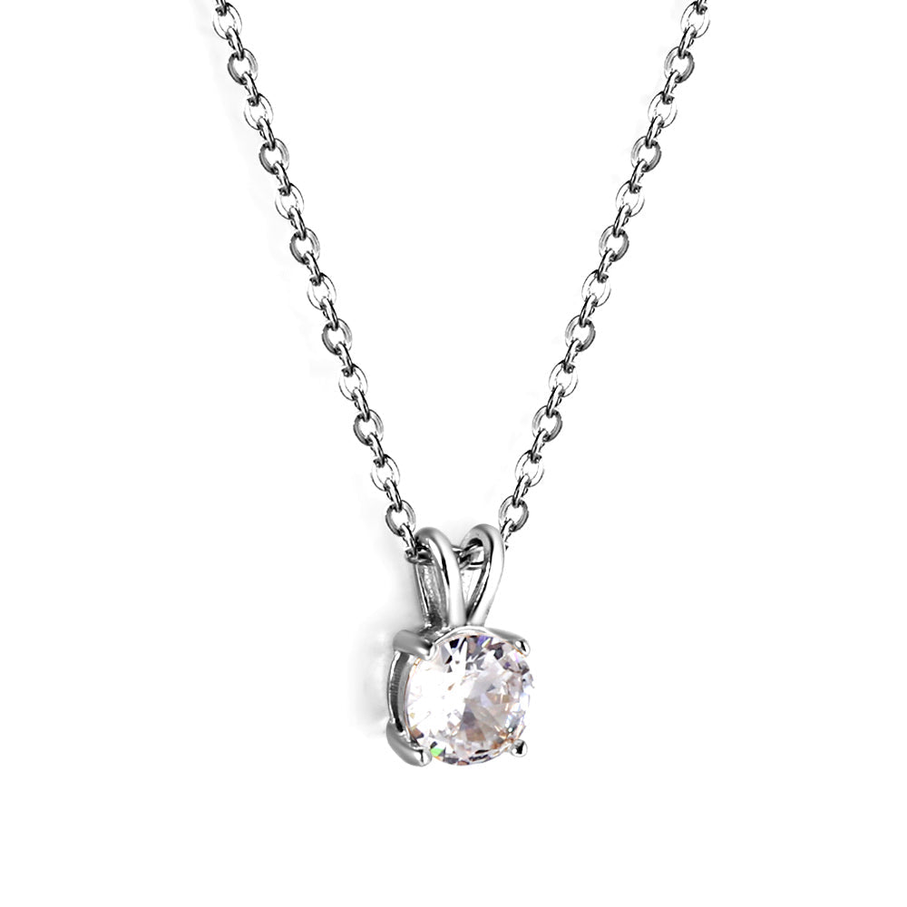 Collar Piedra Eterna con fusión en Oro 18K