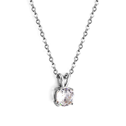 Collar Piedra Eterna con fusión en Oro 18K