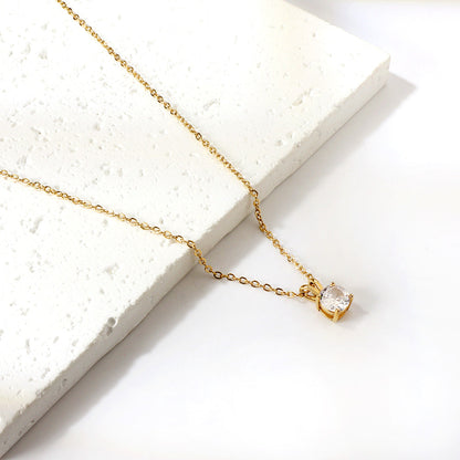 Collar Piedra Eterna con fusión en Oro 18K