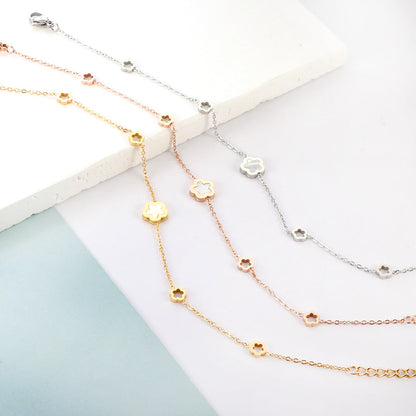 Pulsera Peach Blossom con fusión en Oro 18K