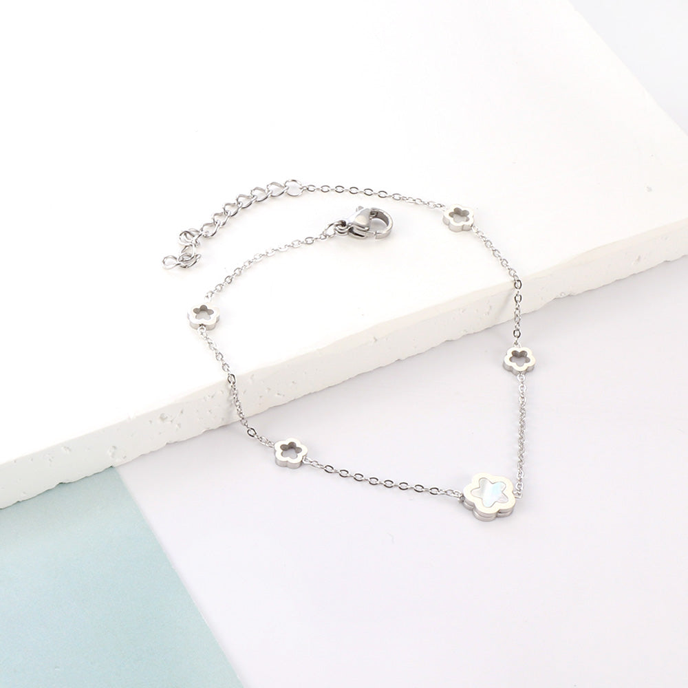 Pulsera Peach Blossom con fusión en Oro 18K