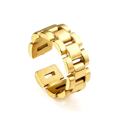 Anillo Watch Bracelet con fusión en Oro 18K