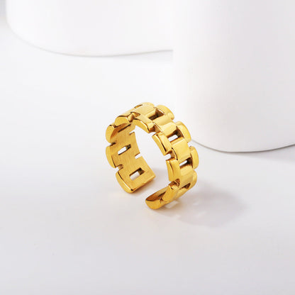 Anillo Watch Bracelet con fusión en Oro 18K