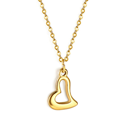 Collar Crooked Heart Soul con fusión en Oro 18K