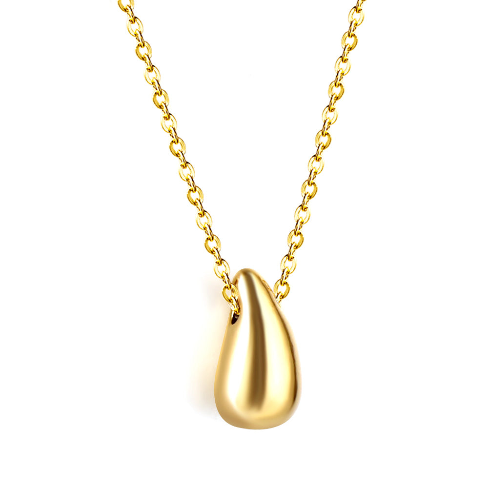 Collar Water Drop Essence con fusión en Oro 18K