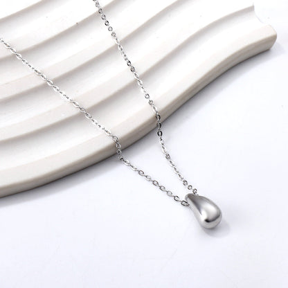 Collar Water Drop Essence con fusión en Oro 18K