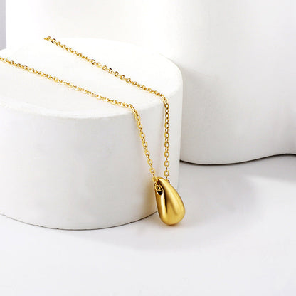 Collar Water Drop Essence con fusión en Oro 18K
