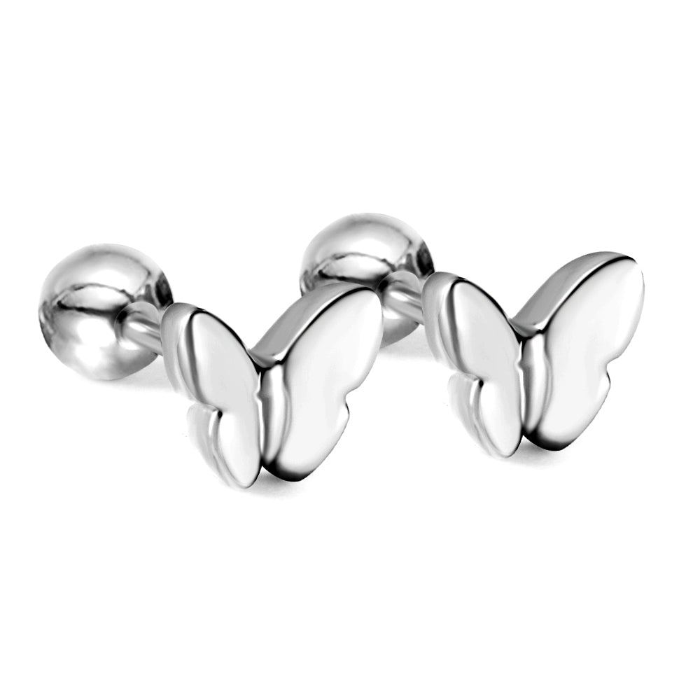 Pendientes Butterfly con fusión en Oro 18K