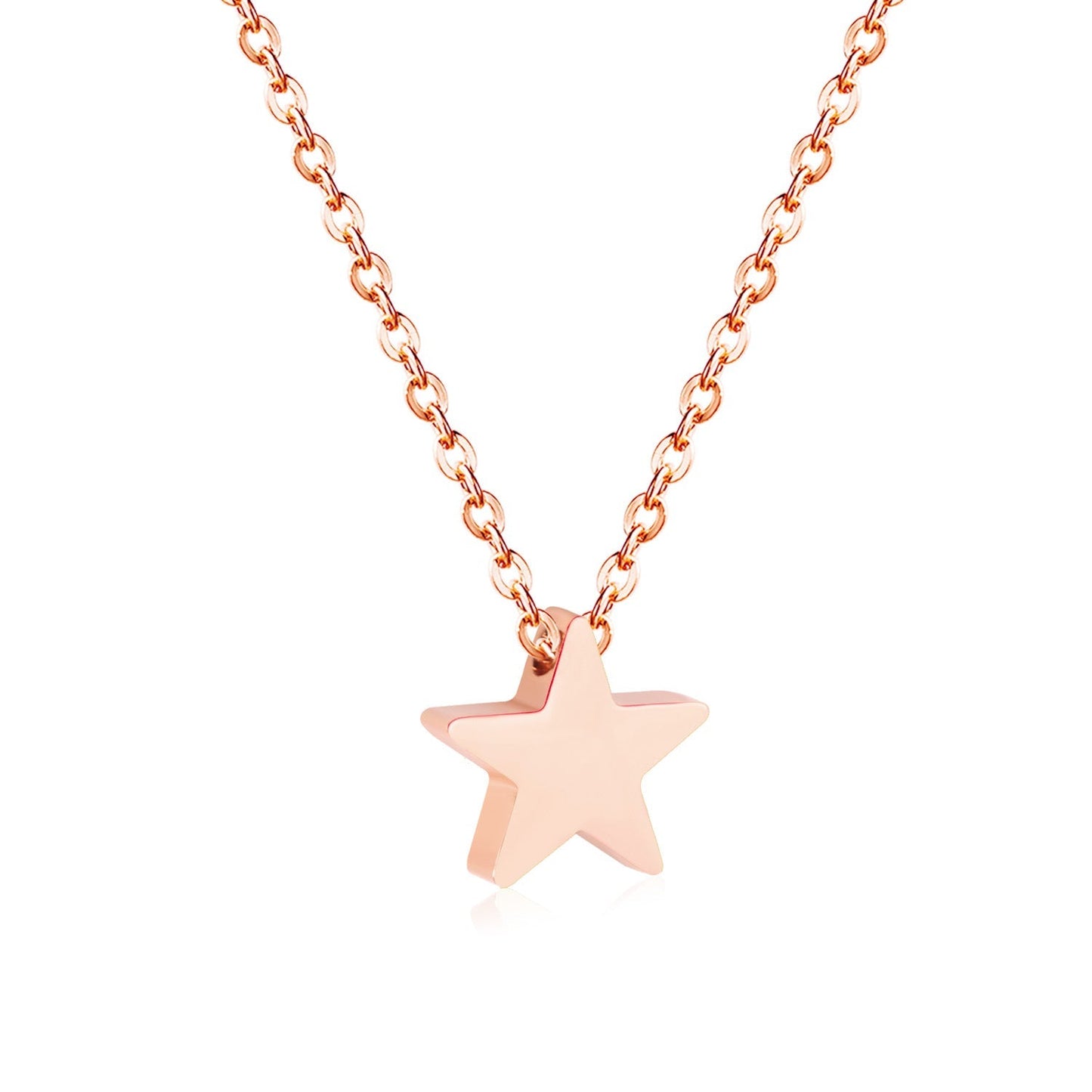 Collar Stella Glossy con fusión en Oro 18K