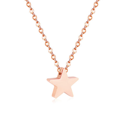 Collar Stella Glossy con fusión en Oro 18K